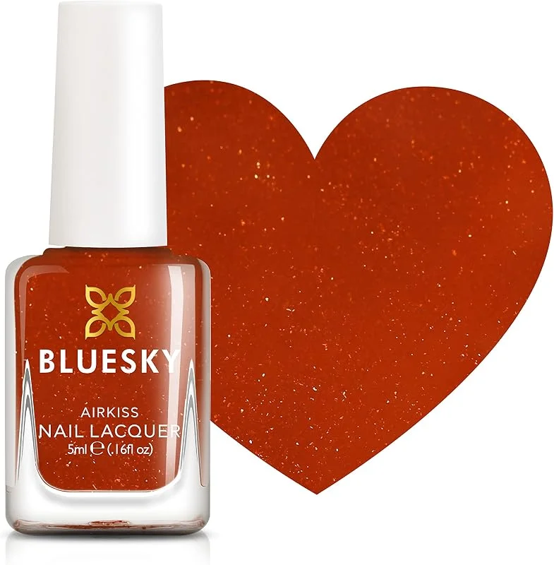 Bluesky Vernis à Ongles Enfant – FIRELIGHT, Orange. Peel-Off Facile à Décoller, Non — Maquillage