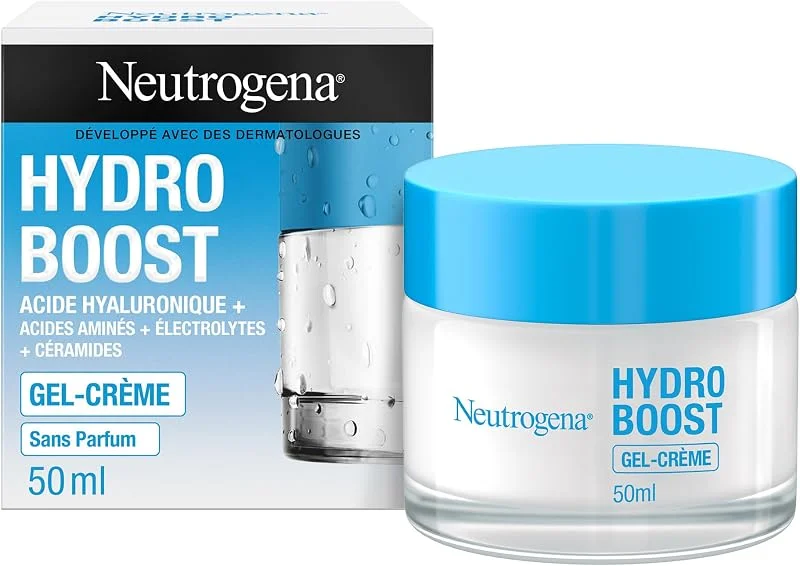 Neutrogena Gel-Crème Hydratant Hydro Boost, Teint frais, pot de 50 ml — Soin de la peau