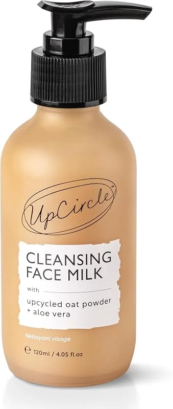 UpCircle Lait Démaquillant Visage à l’Aloe Vera + Poudre d’Avoine 120ml — Soin de la peau