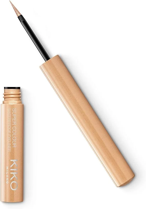 KIKO Milano Super Colour Waterproof Eyeliner 02, Eye-Liner Liquide Coloré — Maquillage