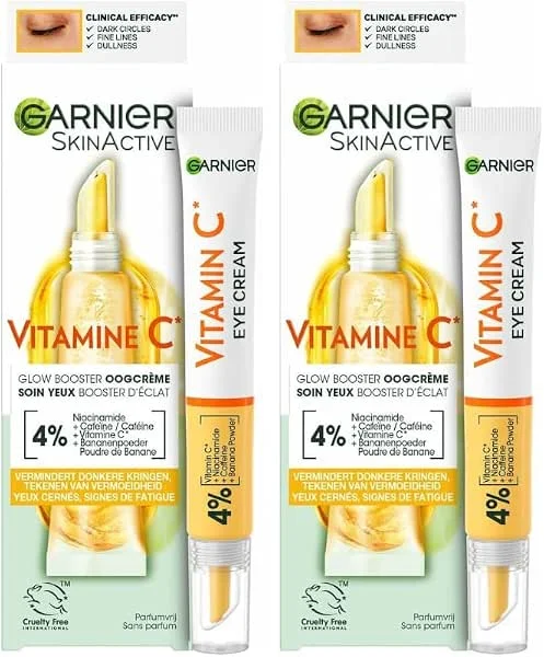 Garnier SkinActive - Soin Yeux Booster d'Éclat - Anti-Cernes & Anti-Ridules — Soin de la peau