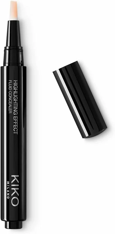 KIKO Milano Highlighting Effect Fluid Concealer - Teinte 01 Porcelain — Maquillage