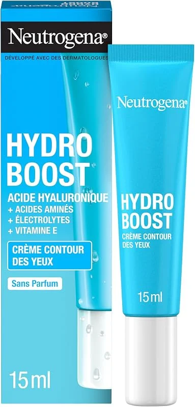 Neutrogena - Crème Contour des Yeux Hydro Boost (tube de 15 ml) – Crème hydratante — Soin de la peau
