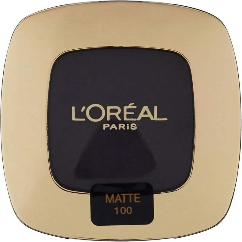 LOréal Paris Color Riche Sombra de Ojos, Tono: Monochrome Matte 100 — Maquillage