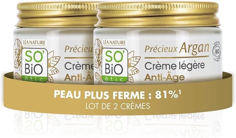 So BiO étic - Crème de Jour Anti‑Âge Précieux Argan – Nutrition & Fermeté – Tous — Soin de la peau