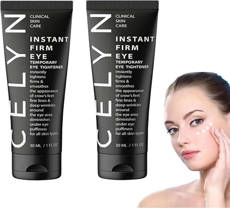 Instant Firm Eye Tightener, 2pcs Soin Contour des Yeux Anti-Rides Fermeté, Creme — Soin de la peau