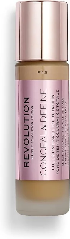 Makeup Revolution, Conceal & define, Fond de Teint, F13.5, 23ml — Maquillage