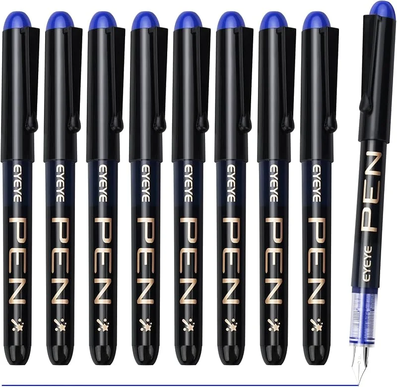 EYEYE Stylo plume FP10 F-Nib 9x bleu jetable — Maquillage