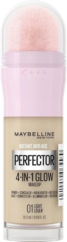 Maybelline New York Instant Glow Perfector 4-en-1 Teint Light 01 20ml — Maquillage