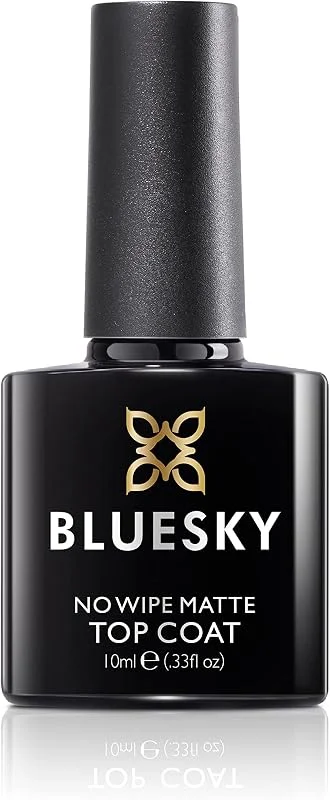 Bluesky Vernis à ongles gel mat sans essuyage - Vernis à ongles gel Soak Off UV LED — Maquillage