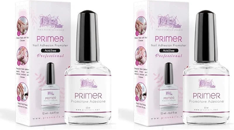Pics Nails Primer Ongle Gel Uv 12ml de Haute Qualité Professionnel - Apprêt Promoteur — Maquillage
