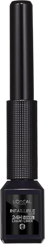 L'Oréal Paris Infallible Grip 24H Vinyl Liquid Liner Black Eyeliner liquide avec — Maquillage