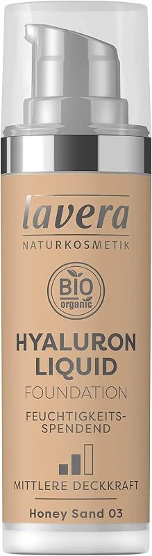 LAVERA Hyaluron Liquid Foundation Bases et Primers Honey Sand 03 — Maquillage