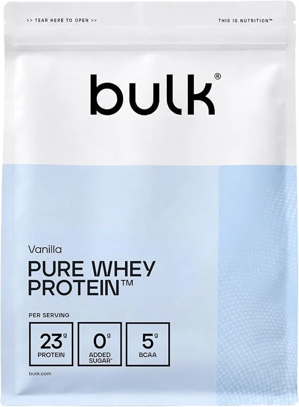 Bulk Pure Whey Protéine en Poudre, Vanille, 1kg — Complements alimentaires