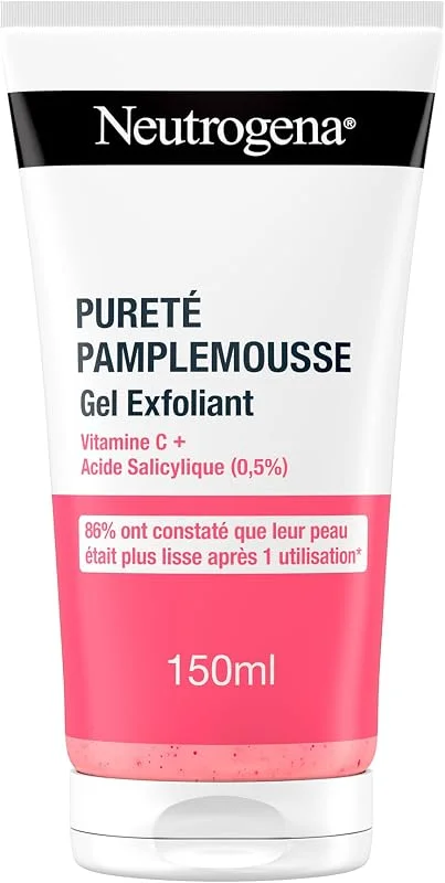 Neutrogena Gel Exfoliant Visage Pureté Pamplemousse, tube de 150 ml — Soin de la peau