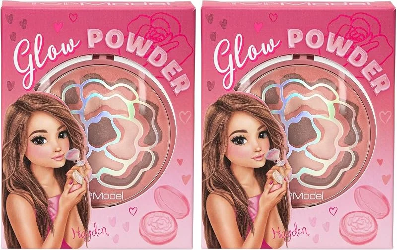 Depesche 13487 TOPModel - Poudre Glow Beauty and Me, dans une boîte ronde à clapet — Maquillage