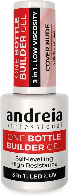 Andreia Gel Construction Ongles - Gel Triphasique UV & LED Professionnel 3-en-1 pour — Maquillage
