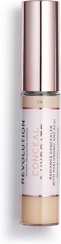 Makeup Revolution, Correcteur de teint et hydratation, C0.1, 13ml — Maquillage