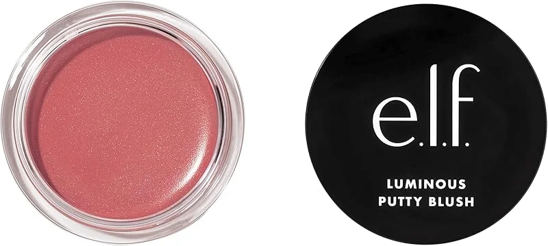 e.l.f. Cosmétiques - Blush à poudre lumineuse, mastic à poudre, avec une finition — Maquillage