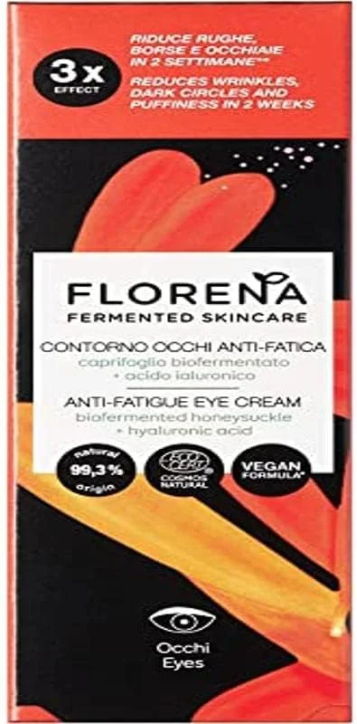 Florena Fermented Skincare Contour Yeux Anti-Fatique, Crème contour des yeux avec — Soin de la peau