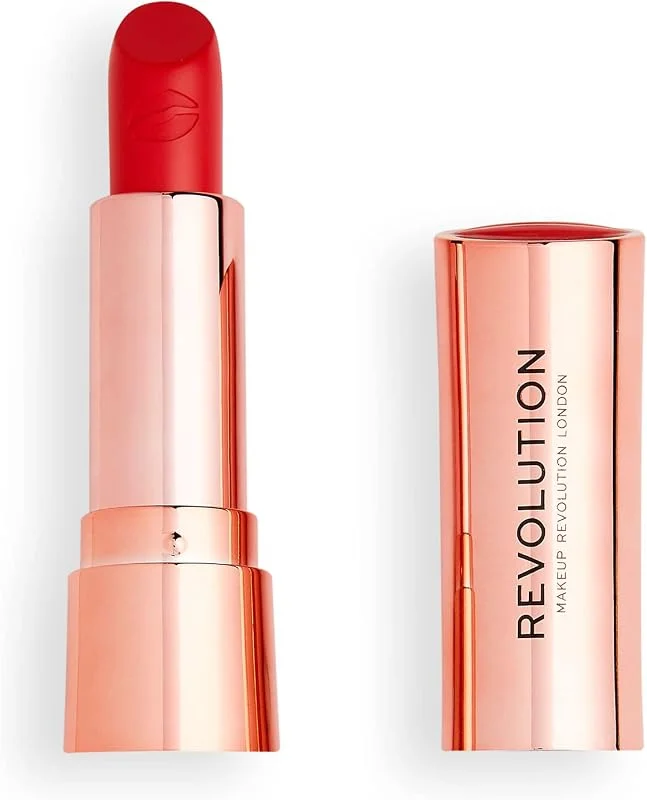 Makeup Revolution, Satin Kiss, Rouge à Lèvres, Decadence, 3.5g — Maquillage