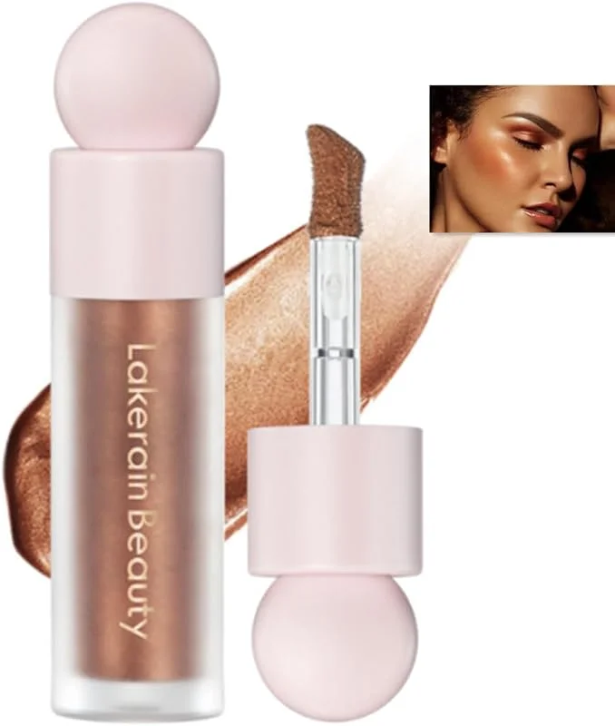 Fond de teint liquide hydratant et éclaircissant, crème scintillante haute brillance — Maquillage