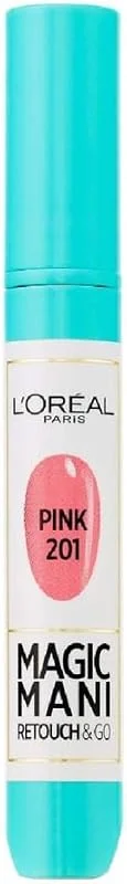 L'Oréal Paris Make Up Designer Magic Mani Vernis à Ongles Retouche en Feutre 201 Pink 4 — Maquillage