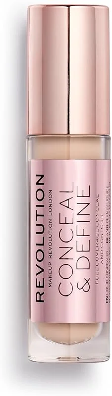 Makeup Revolution, Conceal & define, Anti-Cernes, C3, 4ml — Maquillage