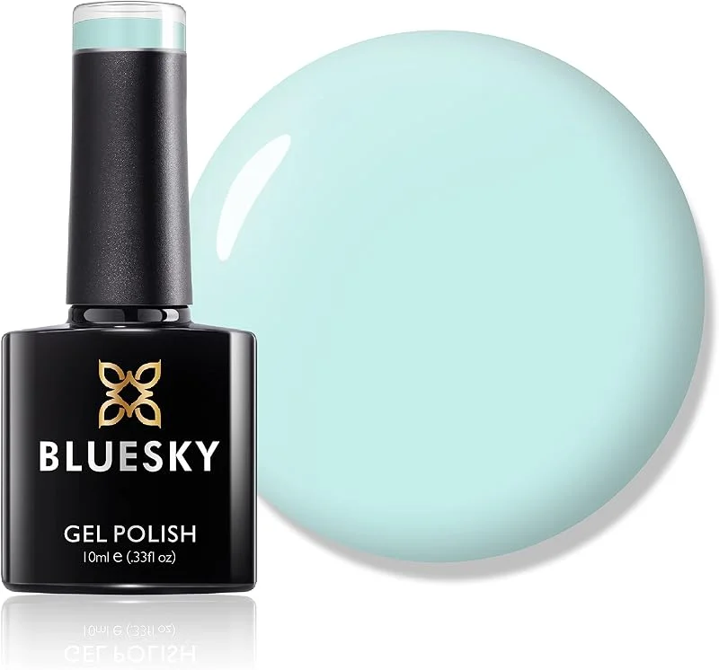 Vernis à ongles gel Bluesky, Turquoise Blue A103, artique, bleu, léger, turquoise — Maquillage