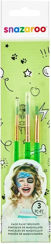 Snazaroo Pochette 3 Pinceaux De Maquillage