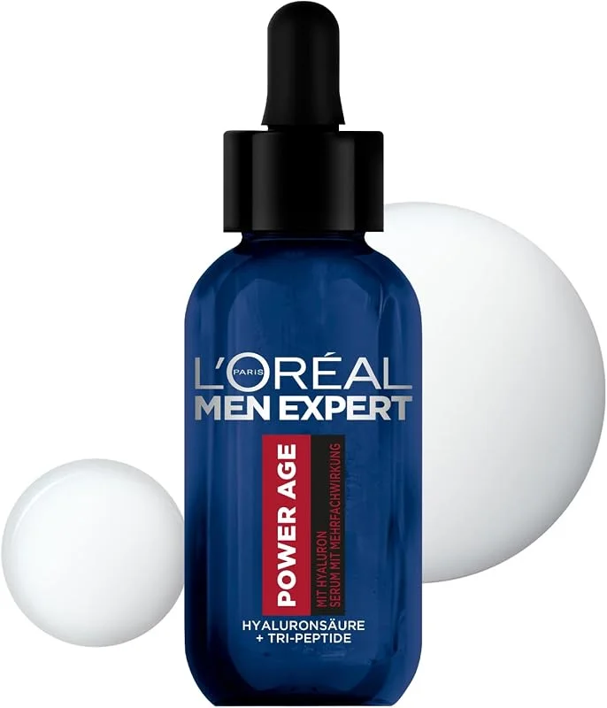 L'Oréal Men Expert Sérum visage anti-rides pour hommes, soin hydratant anti-âge — Soin de la peau
