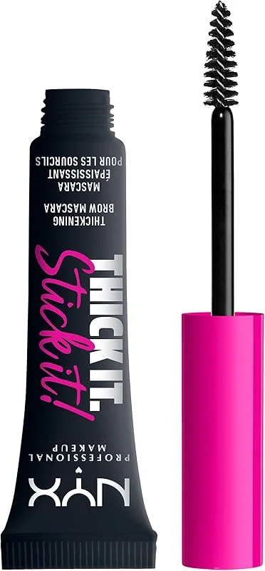 NYX Professional Makeup Thick It Stick It Mascara Sourcils Black 16h — Maquillage