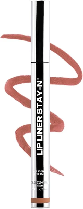 Sacheu Lip Liner STAY-N Peel Off Lip Stain, Longwear, HEY-zel — Maquillage