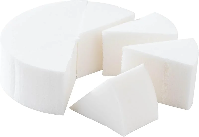 Sibel Lot de 8 éponges de maquillage professionnelles en latex - Triangles, Wedge