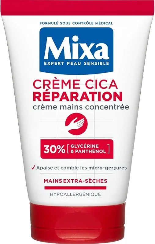 Mixa Cica Crème Mains Réparatrice Intense - Protège les mains 50ml — Maquillage