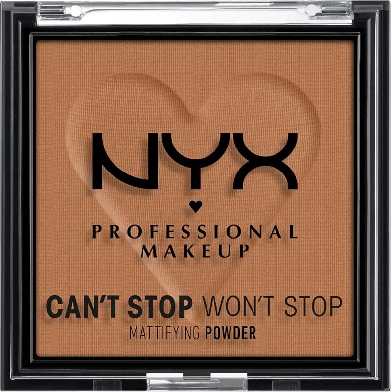 NYX Professional Makeup Poudre Matifiante Can't Stop Won't Stop Mocha — Maquillage