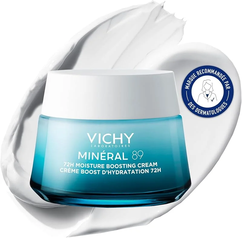 Vichy Minéral 89 Crème Boost Hydratation 72H Acide Hyaluronique Squalane — Soin de la peau