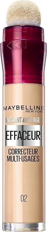 Maybelline New York - Anti-cernes, Correcteur Fluide - Instant Anti-Age L'Effaceur - 02 — Maquillage