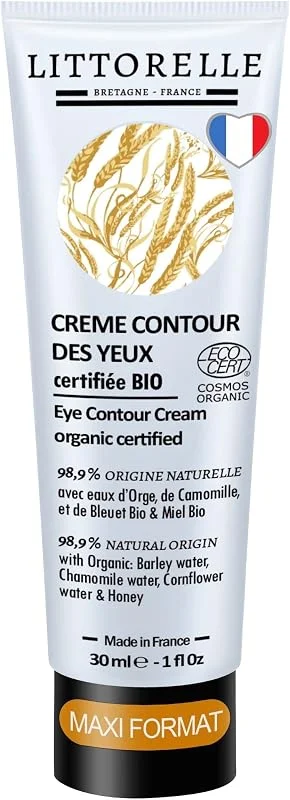Crème Contour des Yeux Maxi Format 30 ml- Made in France - Certifiée Bio - 99% — Soin de la peau
