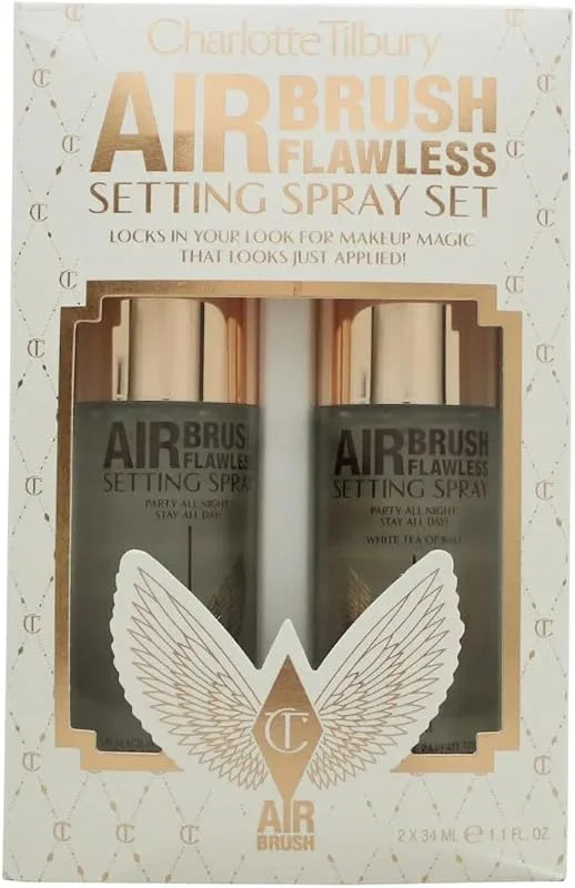 CHARLOTTE TILBURY Airbrush Flawless Setting Spray Set 2 x 34 ml — Maquillage