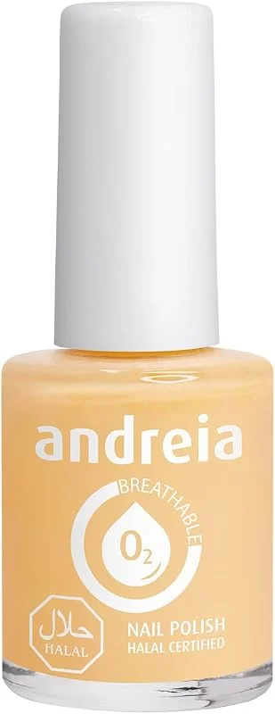 Andreia Halal Vernis à Ongles Respirant - Perméable à L'eau - B2 Nu - Nus et Douces, 10 — Maquillage