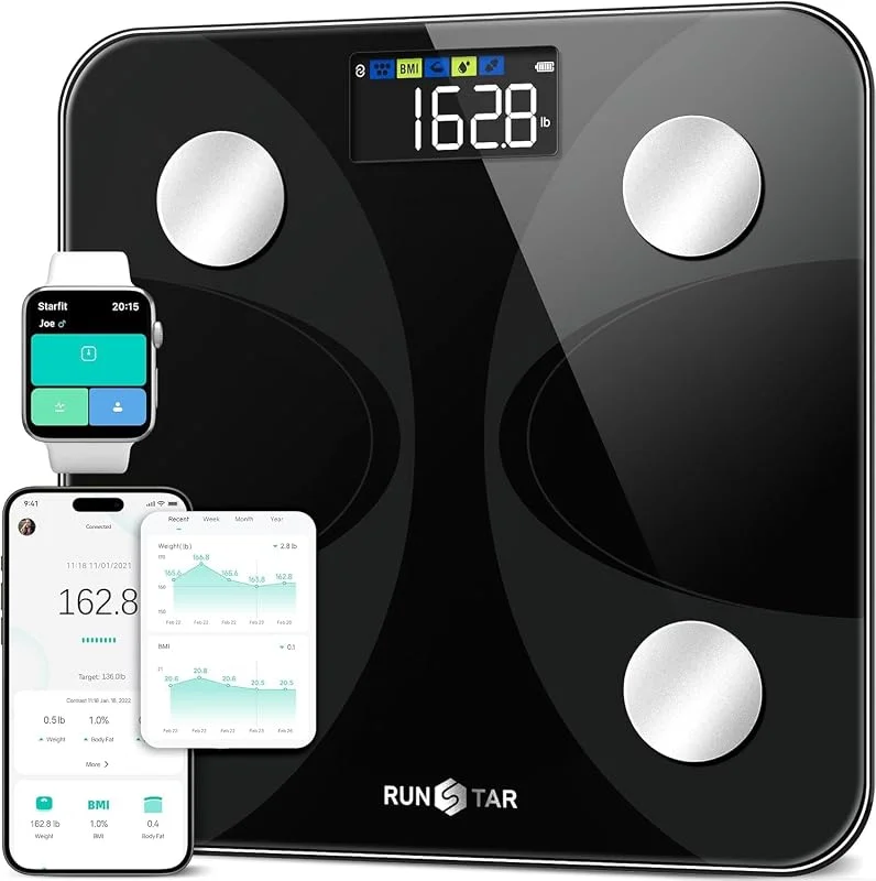 RunSTAR Balance Pese Personne Pour Poids et Masse Grasse, Haute Précision — Complements alimentaires