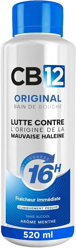 CB12 Soin Gencives - Bain de Bouche - 16 h d'Haleine Fraîche - 520 ml — Soin de la peau
