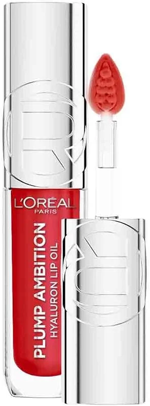 L'Oréal Paris Hyaluron Lip Oil Gloss Hydratant Repulpant Rouge In Love — Maquillage