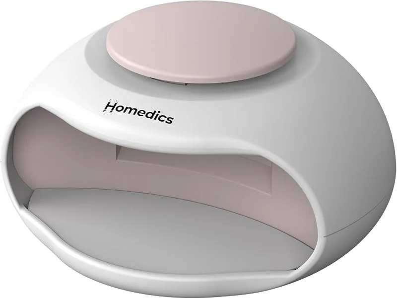 Homedics Lampe UV Sèche Ongles et Vernis 2-en-1, avec Ventilateur — Maquillage