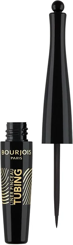 Bourjois Liner Pinceau Tubing, 01 Ultra Noir, Haute Précision, Longue Tenue, Convient — Maquillage