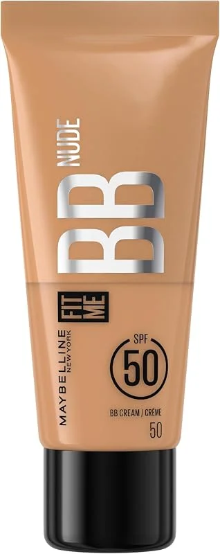 Maybelline New York BB Crème Fit Me SPF50 Hydratation 24H Nude 50 — Soin de la peau