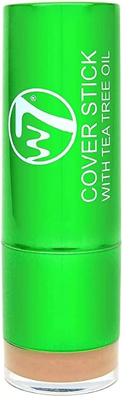 w7 Tea Tree Anti Cernes et Correcteur, à L'extrait de Thé Vert Anti Oxydant 3.5 g — Maquillage