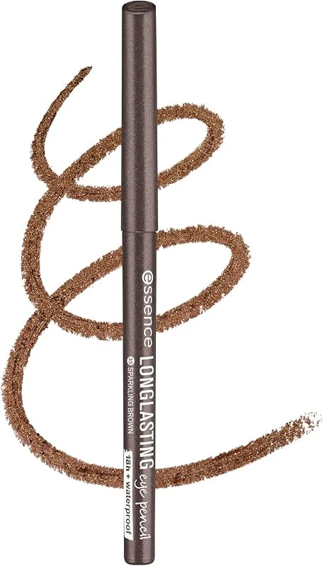essence crayon yeux 35 LONG-LASTING eye pencil 35 sparkling brown — Maquillage