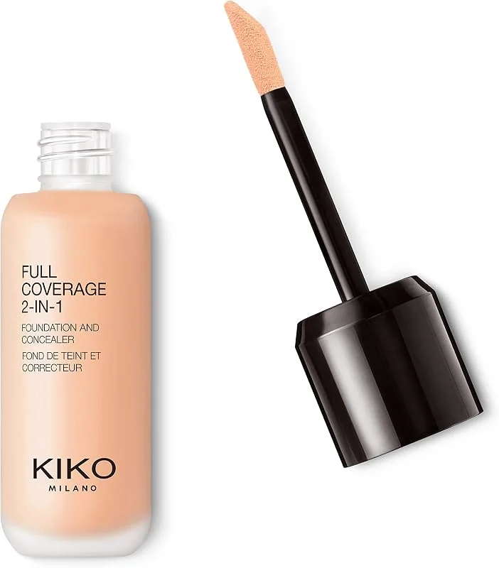 KIKO Milano Full Coverage 2-In-1 Foundation & Concealer 16 - N 25, Fond De Teint — Maquillage